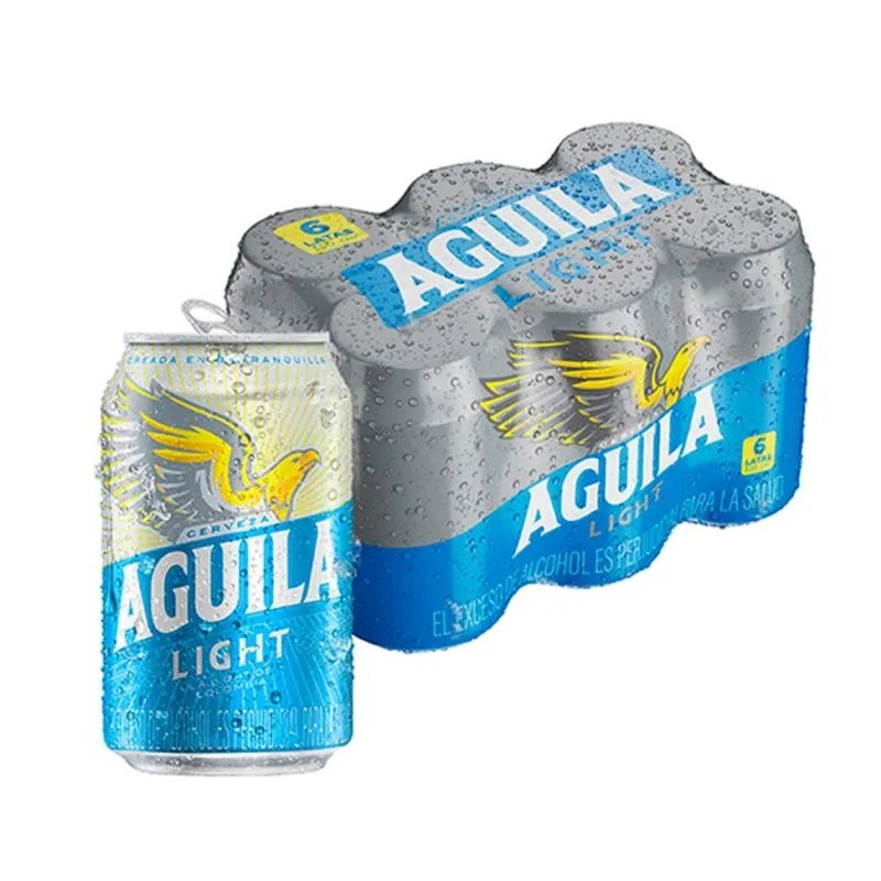 Six Pack AGUILA LIGHT LATA